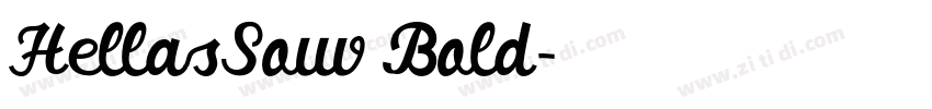 HellasSouv Bold字体转换